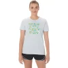 Sudadera con capucha y eslogan Hibiscus para mujer de ASICS Sudadera con capucha y eslogan Hibiscus para mujer de ASICS