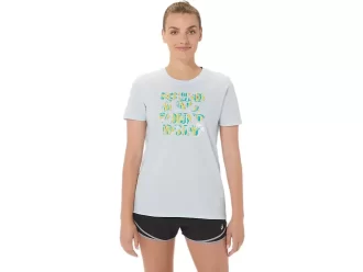 Sudadera con capucha y eslogan Hibiscus para mujer de ASICS Sudadera con capucha y eslogan Hibiscus para mujer de ASICS