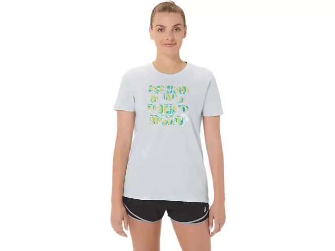 Sudadera con capucha y eslogan Hibiscus para mujer de ASICS Sudadera con capucha y eslogan Hibiscus para mujer de ASICS
