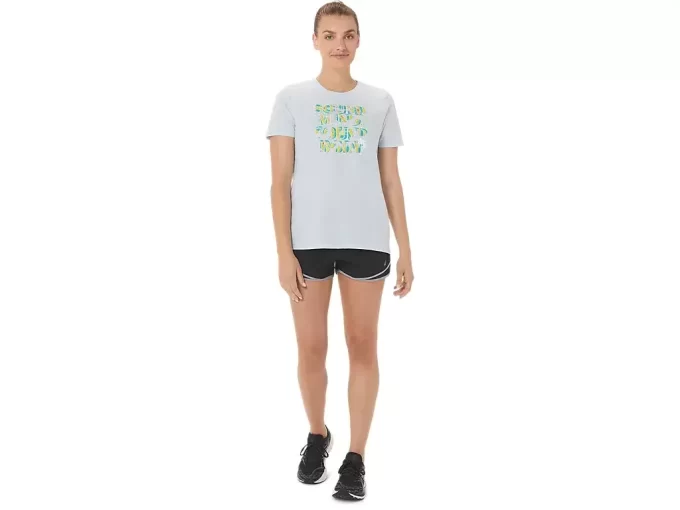 Sudadera con capucha y eslogan Hibiscus para mujer de ASICS Sudadera con capucha y eslogan Hibiscus para mujer de ASICS