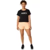TOP CORTO DE MANGA CORTA ASICS DAISY PARA MUJER TOP CORTO DE MANGA CORTA ASICS DAISY PARA MUJER