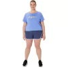 TOP CORTO DE MANGA CORTA ASICS DAISY PARA MUJER TOP CORTO DE MANGA CORTA ASICS DAISY PARA MUJER