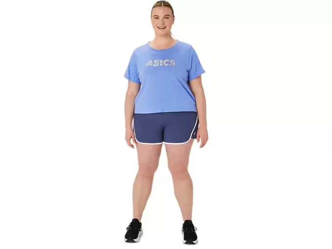TOP CORTO DE MANGA CORTA ASICS DAISY PARA MUJER TOP CORTO DE MANGA CORTA ASICS DAISY PARA MUJER
