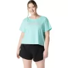 TOP CORTO DE MANGA CORTA ASICS DAISY PARA MUJER TOP CORTO DE MANGA CORTA ASICS DAISY PARA MUJER