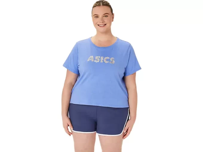 TOP CORTO DE MANGA CORTA ASICS DAISY PARA MUJER TOP CORTO DE MANGA CORTA ASICS DAISY PARA MUJER