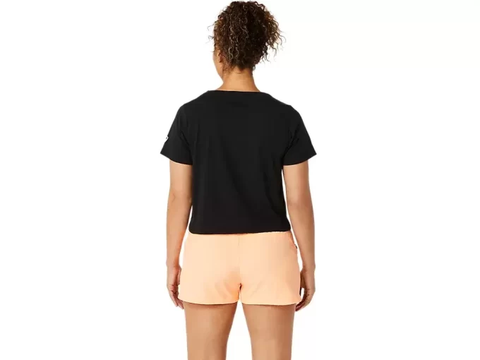 TOP CORTO DE MANGA CORTA ASICS DAISY PARA MUJER TOP CORTO DE MANGA CORTA ASICS DAISY PARA MUJER