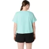 TOP CORTO DE MANGA CORTA ASICS DAISY PARA MUJER TOP CORTO DE MANGA CORTA ASICS DAISY PARA MUJER