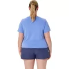 TOP CORTO DE MANGA CORTA ASICS DAISY PARA MUJER TOP CORTO DE MANGA CORTA ASICS DAISY PARA MUJER