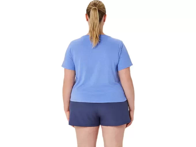 TOP CORTO DE MANGA CORTA ASICS DAISY PARA MUJER TOP CORTO DE MANGA CORTA ASICS DAISY PARA MUJER