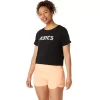 TOP CORTO DE MANGA CORTA ASICS DAISY PARA MUJER TOP CORTO DE MANGA CORTA ASICS DAISY PARA MUJER