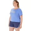TOP CORTO DE MANGA CORTA ASICS DAISY PARA MUJER TOP CORTO DE MANGA CORTA ASICS DAISY PARA MUJER