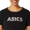 TOP CORTO DE MANGA CORTA ASICS DAISY PARA MUJER TOP CORTO DE MANGA CORTA ASICS DAISY PARA MUJER