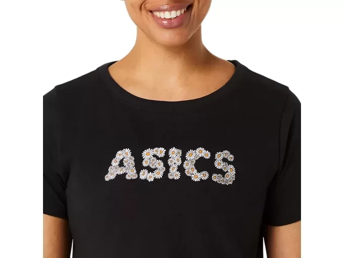 TOP CORTO DE MANGA CORTA ASICS DAISY PARA MUJER TOP CORTO DE MANGA CORTA ASICS DAISY PARA MUJER