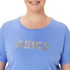 TOP CORTO DE MANGA CORTA ASICS DAISY PARA MUJER TOP CORTO DE MANGA CORTA ASICS DAISY PARA MUJER