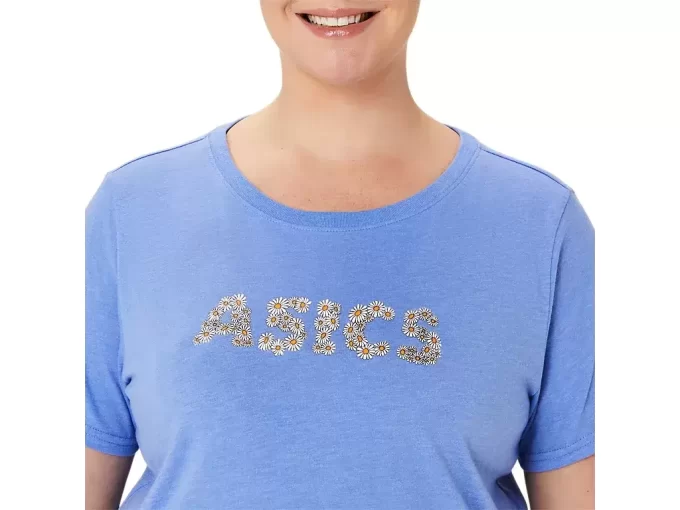 TOP CORTO DE MANGA CORTA ASICS DAISY PARA MUJER TOP CORTO DE MANGA CORTA ASICS DAISY PARA MUJER