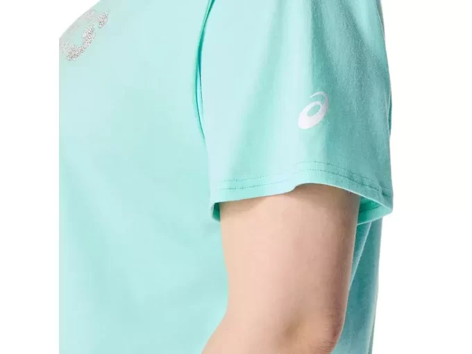 TOP CORTO DE MANGA CORTA ASICS DAISY PARA MUJER TOP CORTO DE MANGA CORTA ASICS DAISY PARA MUJER