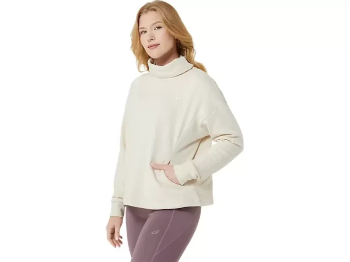 TOP DE CUELLO ALTO DE rizo francés TOP DE CUELLO ALTO DE rizo francés