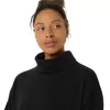 TOP DE CUELLO ALTO DE rizo francés TOP DE CUELLO ALTO DE rizo francés