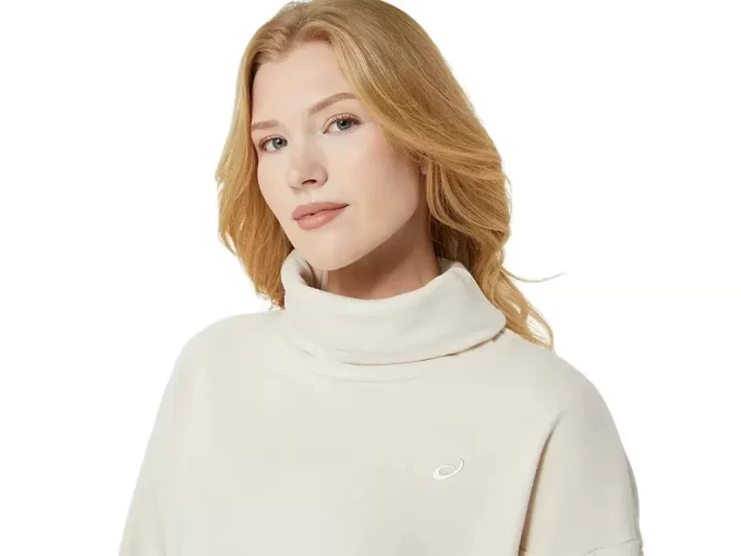 TOP DE CUELLO ALTO DE rizo francés TOP DE CUELLO ALTO DE rizo francés