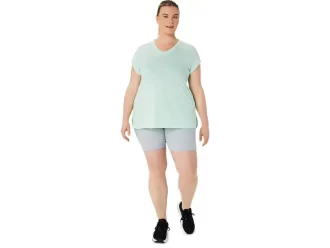 TOP DE CUELLO EN V DE JEATHER PARA MUJER