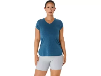 TOP DE CUELLO EN V DE JEATHER PARA MUJER