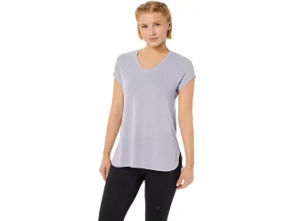 TOP DE CUELLO EN V DE JEATHER PARA MUJER