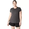 TOP DE CUELLO REDONDO DE JEATHER PARA MUJER TOP DE CUELLO REDONDO DE JEATHER PARA MUJER