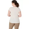 TOP DE CUELLO REDONDO DE JEATHER PARA MUJER TOP DE CUELLO REDONDO DE JEATHER PARA MUJER