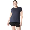 TOP DE CUELLO REDONDO DE JEATHER PARA MUJER TOP DE CUELLO REDONDO DE JEATHER PARA MUJER