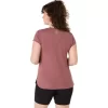 TOP DE CUELLO REDONDO DE JEATHER PARA MUJER TOP DE CUELLO REDONDO DE JEATHER PARA MUJER