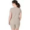 TOP DE CUELLO REDONDO DE JEATHER PARA MUJER TOP DE CUELLO REDONDO DE JEATHER PARA MUJER
