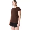 TOP DE CUELLO REDONDO DE JEATHER PARA MUJER TOP DE CUELLO REDONDO DE JEATHER PARA MUJER