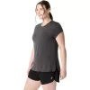 TOP DE CUELLO REDONDO DE JEATHER PARA MUJER TOP DE CUELLO REDONDO DE JEATHER PARA MUJER
